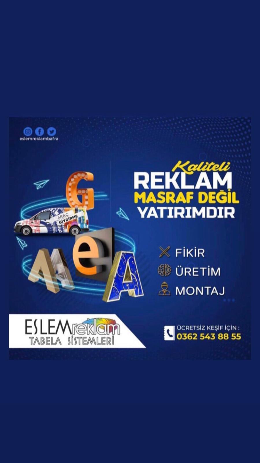Eslem Reklam kaliteli reklam tanıtım görseli
